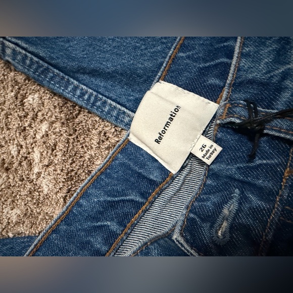 Reformation Cary Low Rise Slouchy Wide Leg Jeans - Picture 5 of 6